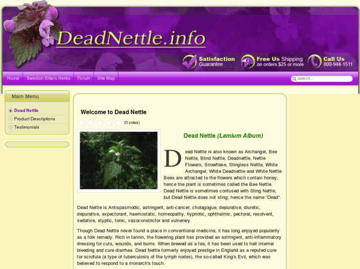 www.deadnettle.info