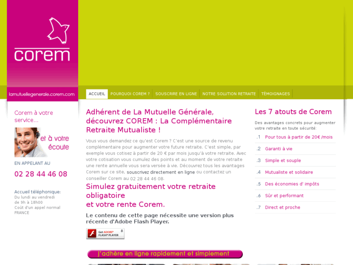 www.lamutuellegenerale-corem.com