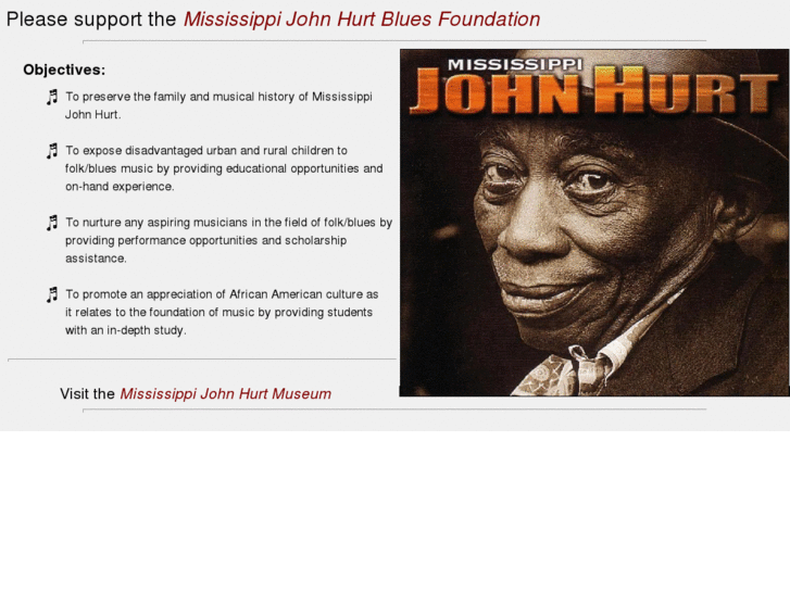 www.mississippijohnhurt.org