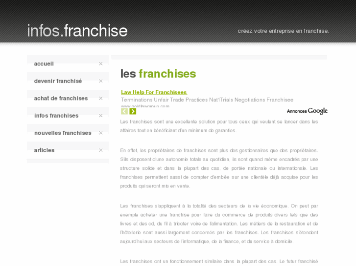 www.infos-franchise.com