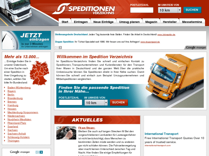 www.speditionen-verzeichnis.de