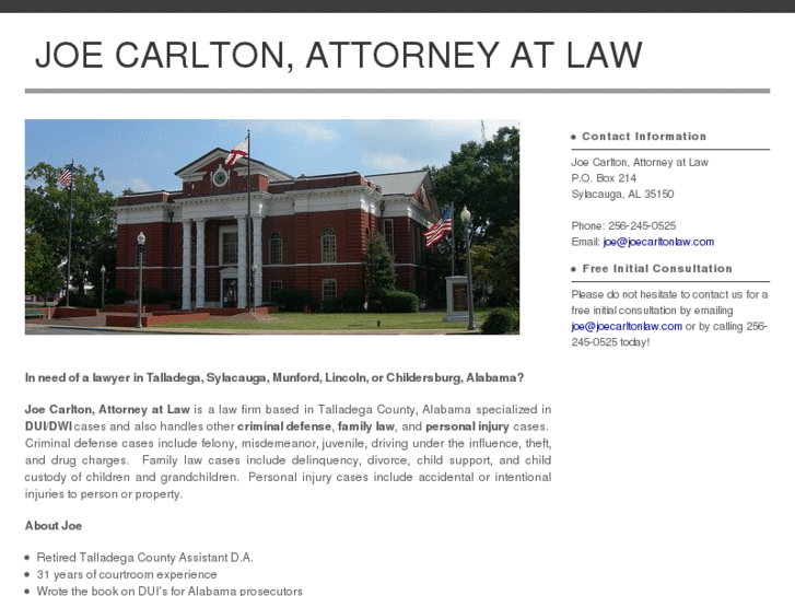 www.joecarltonlaw.com