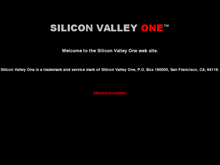 www.siliconvalleyone.biz