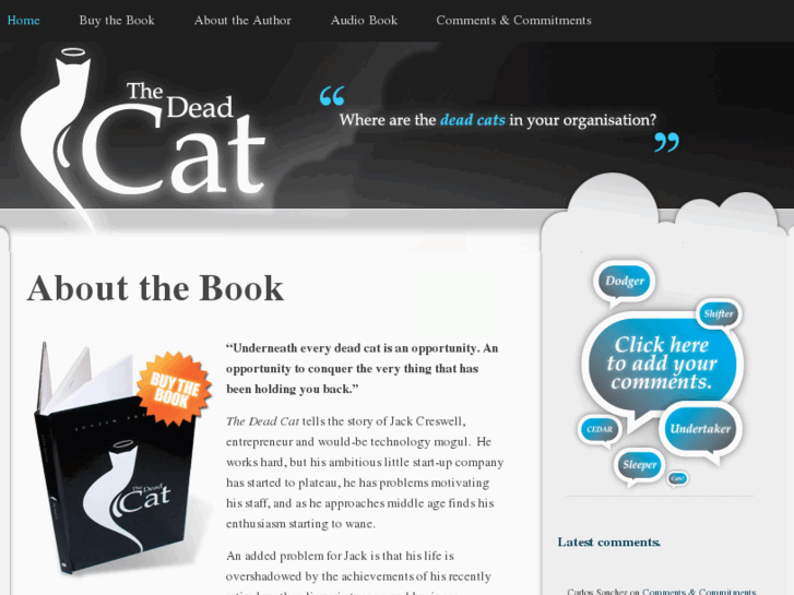 www.thedeadcatbook.com