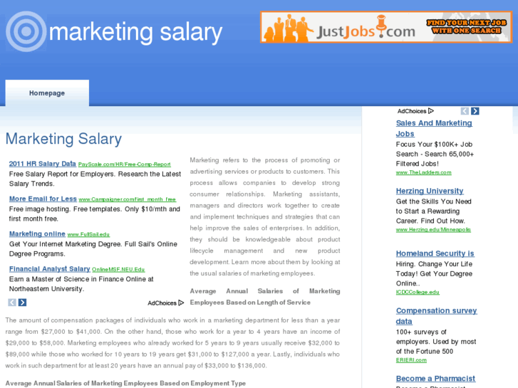 www.marketingsalary.org