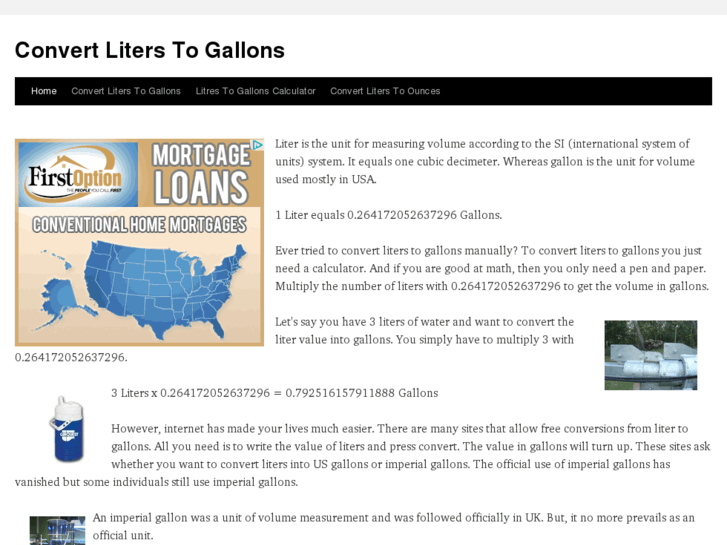 www.convertliterstogallons.com