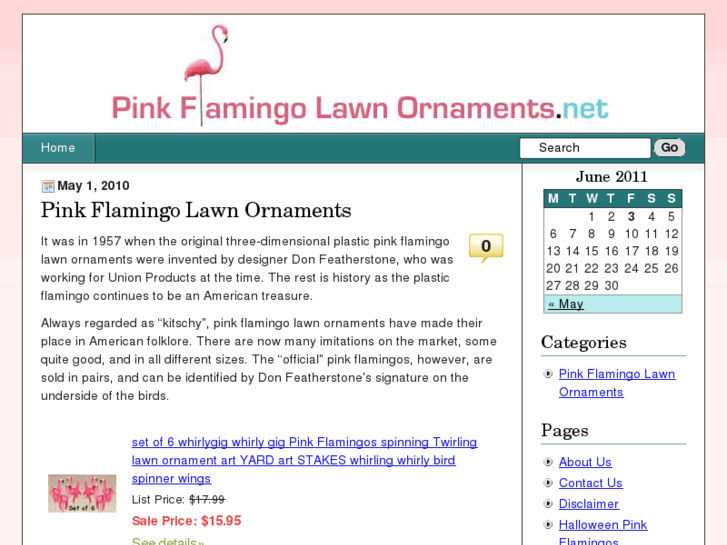 www.pinkflamingolawnornaments.net