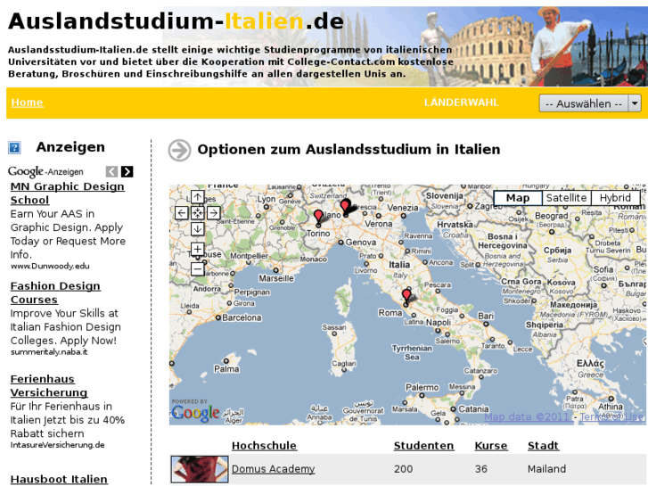 www.auslandsstudium-italien.de
