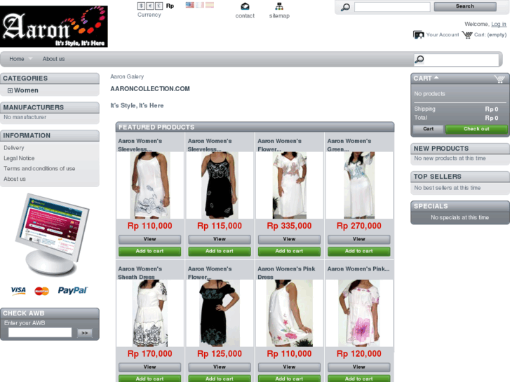 www.aaroncollection.com