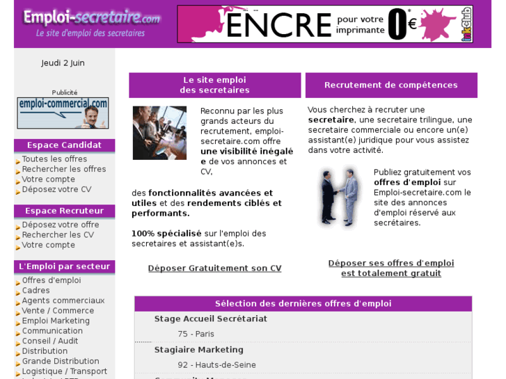 www.emploi-secretaire.com