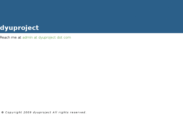www.dyuproject.com