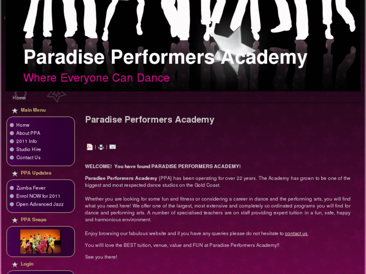 www.paradiseperformers.com
