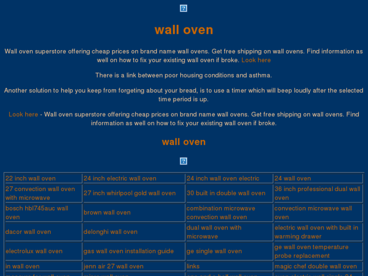 www.wall-oven.net
