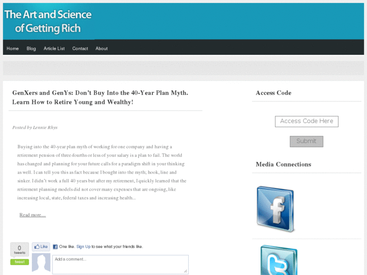 www.theartandscienceofgettingrich.com