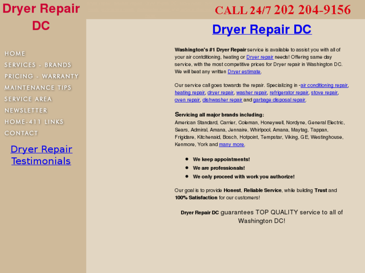 www.dryerrepairdc.com