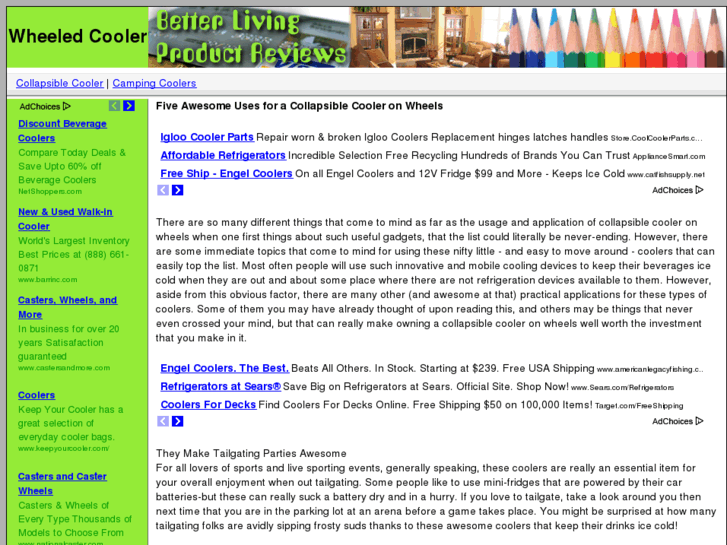 www.collapsiblecooleronwheels.com