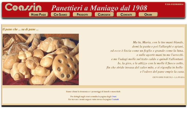 www.panificiocoassin.it