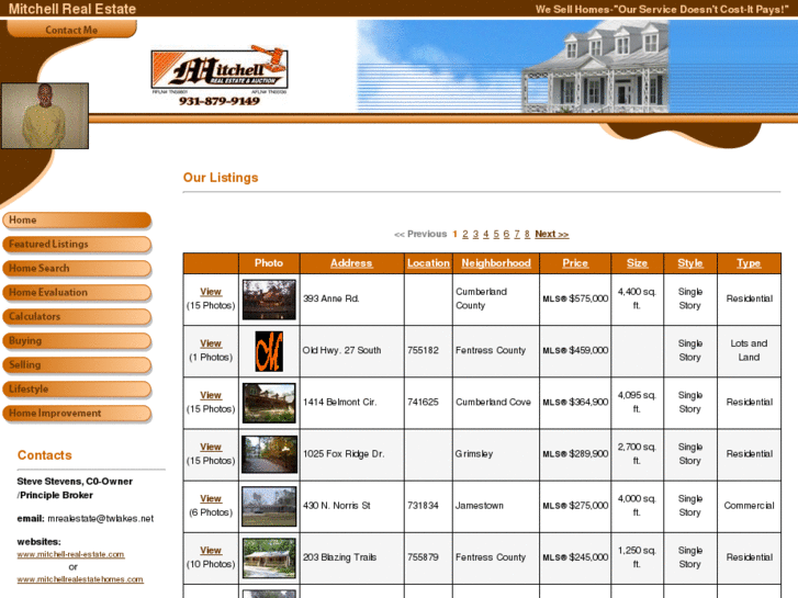 www.mitchellrealestatehomes.com