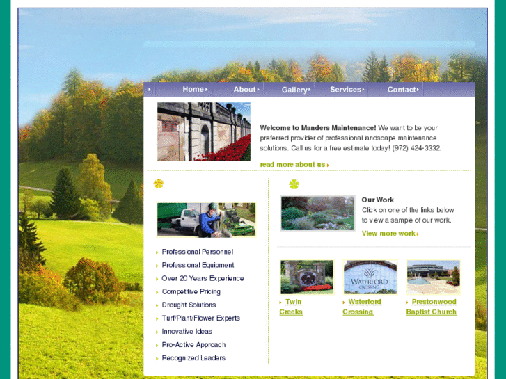 www.mandersmaintenance.com