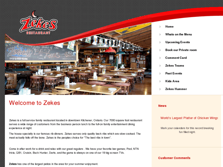 www.zekesrestaurant.com
