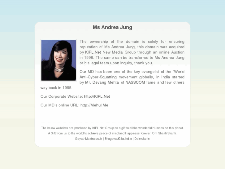 www.andreajung.com