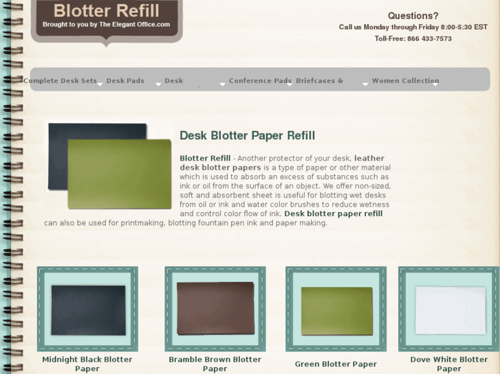 www.blotterrefill.com