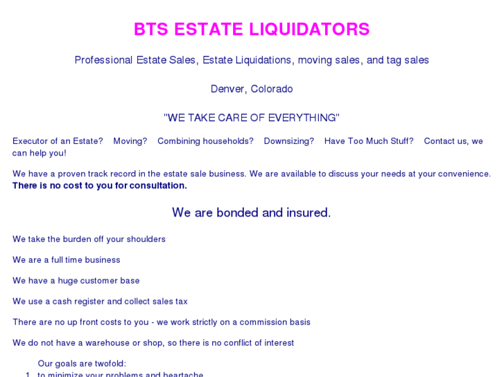 www.btsestateliquidators.com