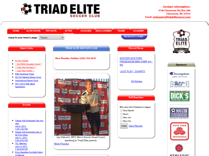 www.triadelitesoccer.com