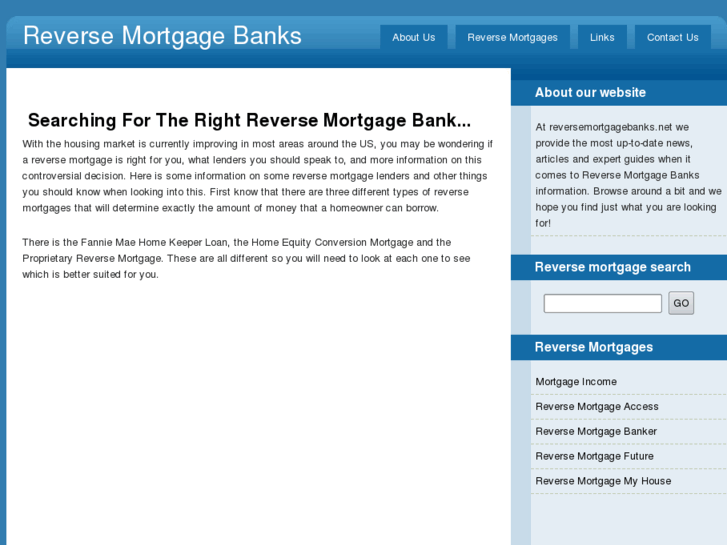 www.reversemortgagebanks.net