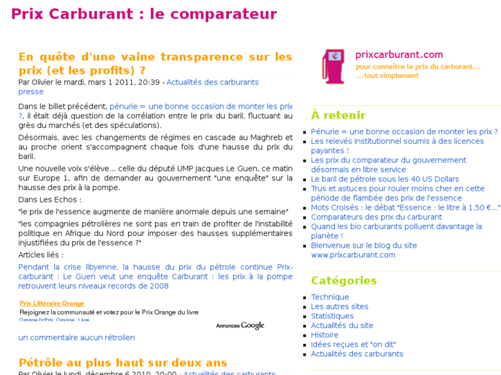 www.prixcarburant.com