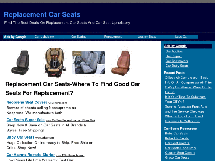 www.replacementcarseats.net