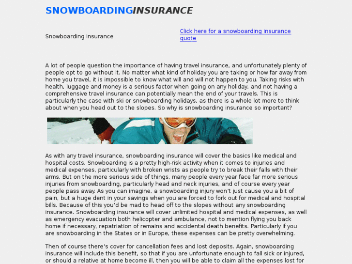 www.snowboardinginsurance.com