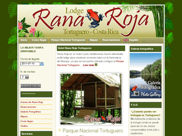 www.tortugueroranaroja.com