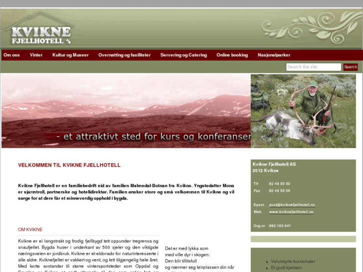 www.kviknefjellhotell.no
