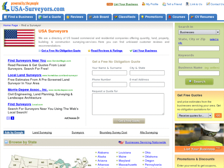 www.usa-surveyors.com