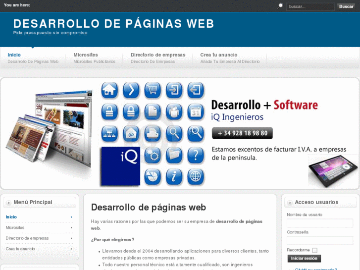 www.desarrollodepaginasweb.es