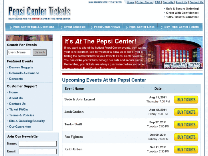 www.pepsicenter-tickets.com