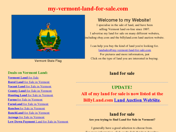 www.my-vermont-land-for-sale.com