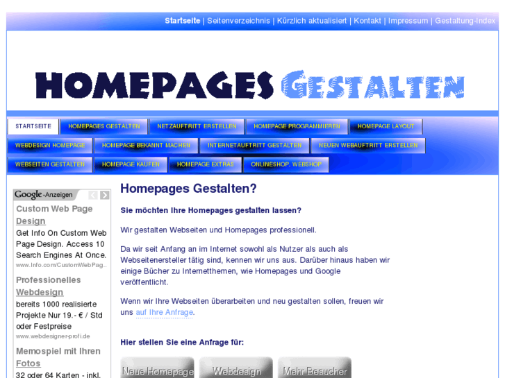 www.homepages-gestalten.de