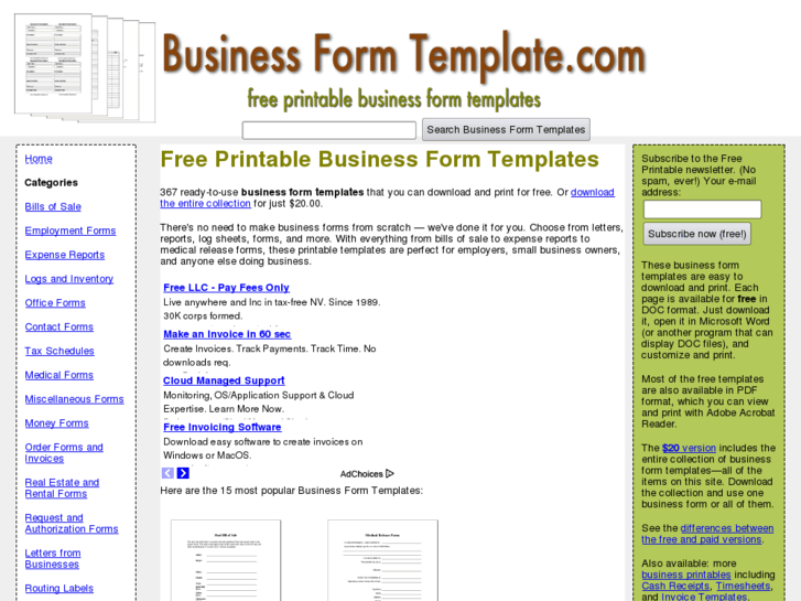 www.businessformtemplate.com
