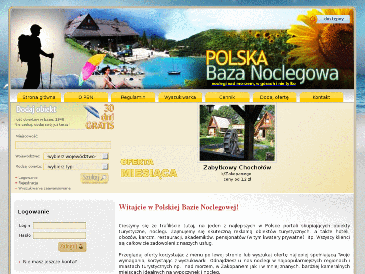 www.polskabazanoclegowa.pl