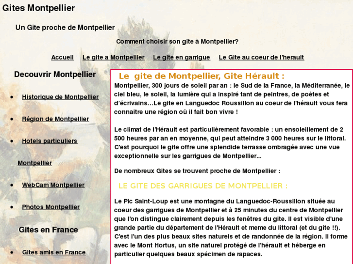 www.gites-montpellier.fr