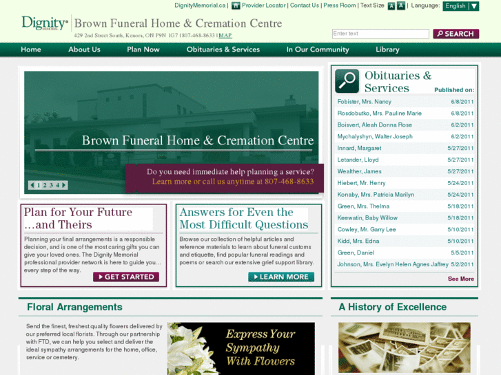 www.brownfuneralhomekenora.com