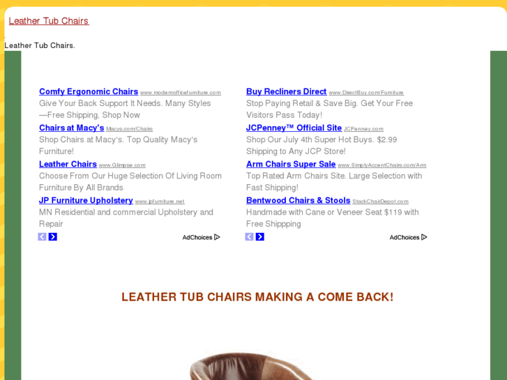www.leathertubchairs.com