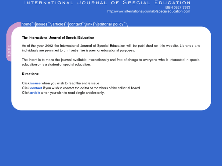 www.internationaljournalofspecialeducation.com