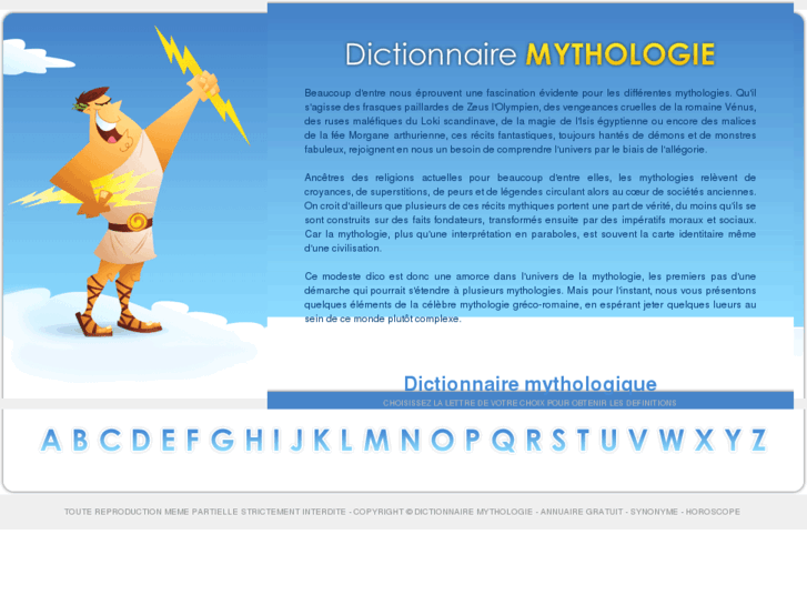 www.dictionnaire-mythologie.com
