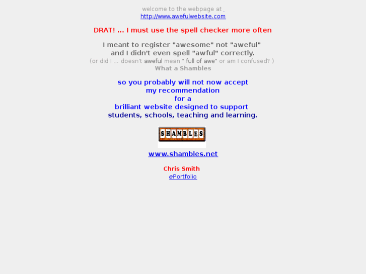 www.awefulwebsite.com