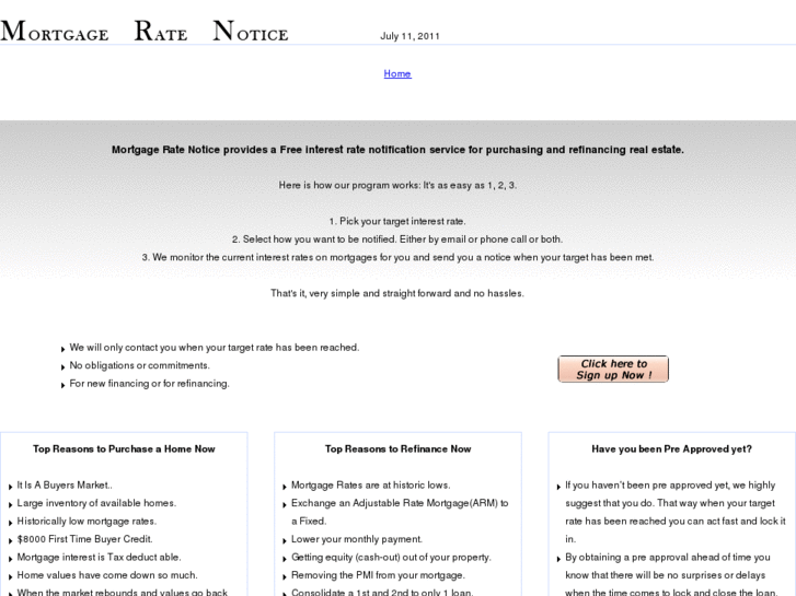 www.mortgageratenotice.com