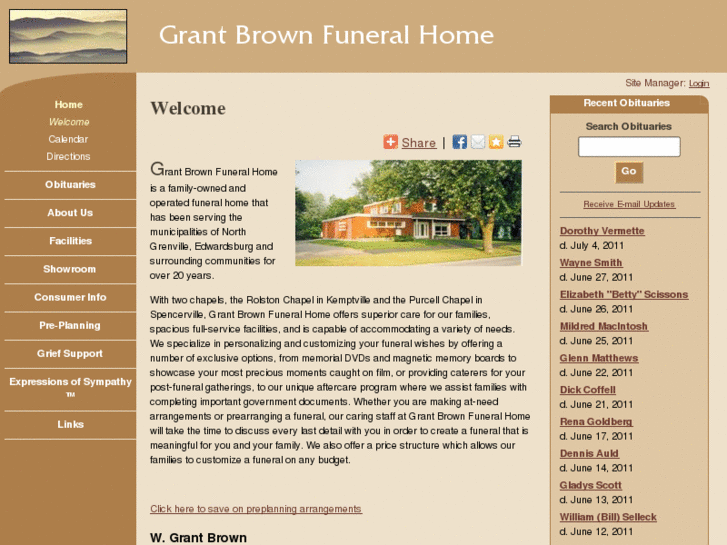 www.grantbrownfuneralhome.com
