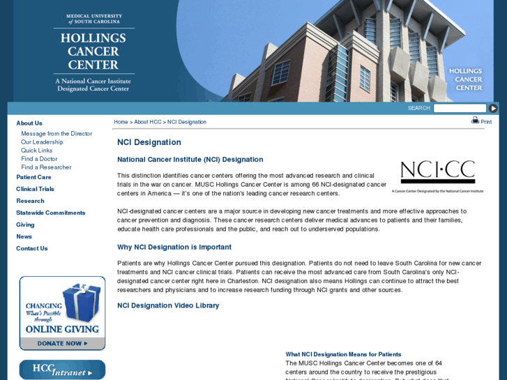 www.hollingsnci.info